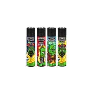 Mechero Clipper Hoja Marihuana