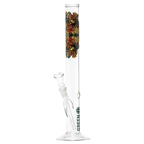 Bong Cristal Greenline Mandala  35 cm.