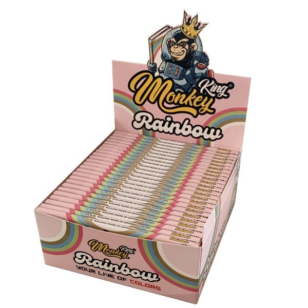 Papel Monkey King Size Slim Colors Rainbow