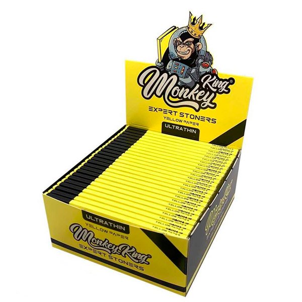 Papel Monkey King Size Slim Expert Stoners Yellow