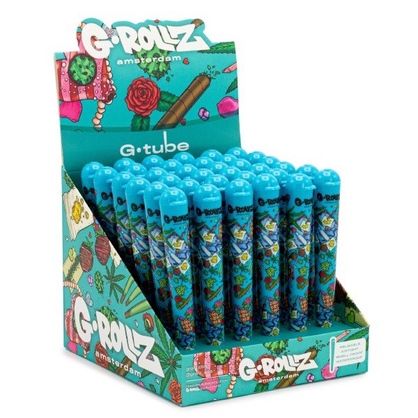 Porta Cigarros G-Rollz 125 mm. Azul